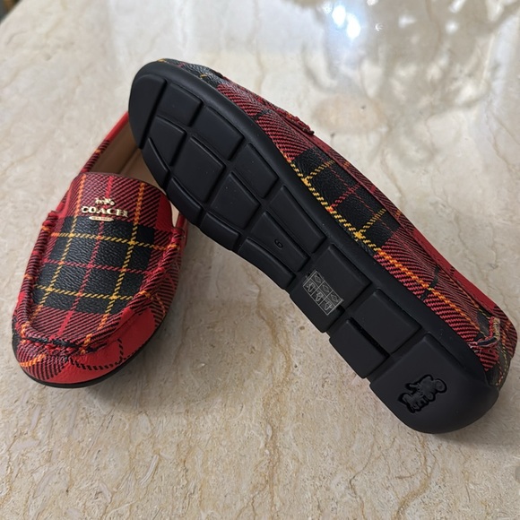 NWT Coach Marley Driver With Plaid Print. - Picture 9 of 12